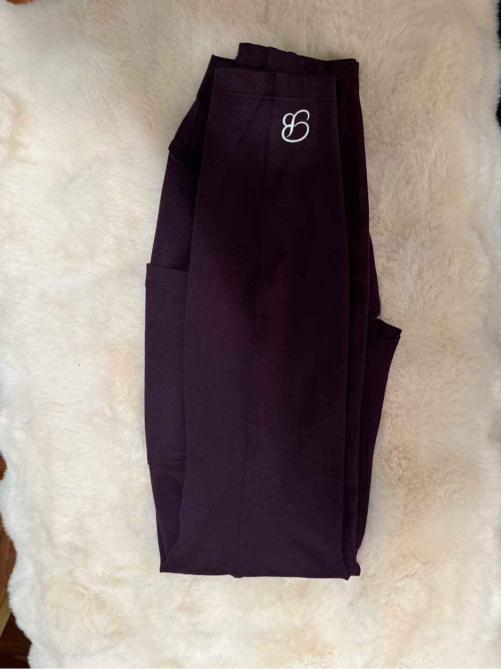 Bombshell Sportswear Plum Leggings with Side Pocket